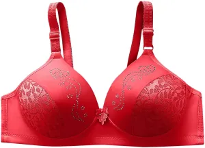 Lingerie for Women 2 Piece Set Women Underwear Brassiere White Lace Bralette Filifit Sculpting Uplift Bra