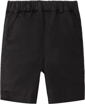 LittleSpring Boys Uniform Shorts Pull On Flat Front School Performance Shorts