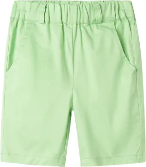 LittleSpring Boys Uniform Shorts Pull On Flat Front School Performance Shorts