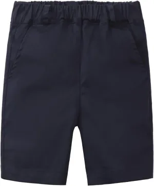LittleSpring Boys Uniform Shorts Pull On Flat Front School Performance Shorts