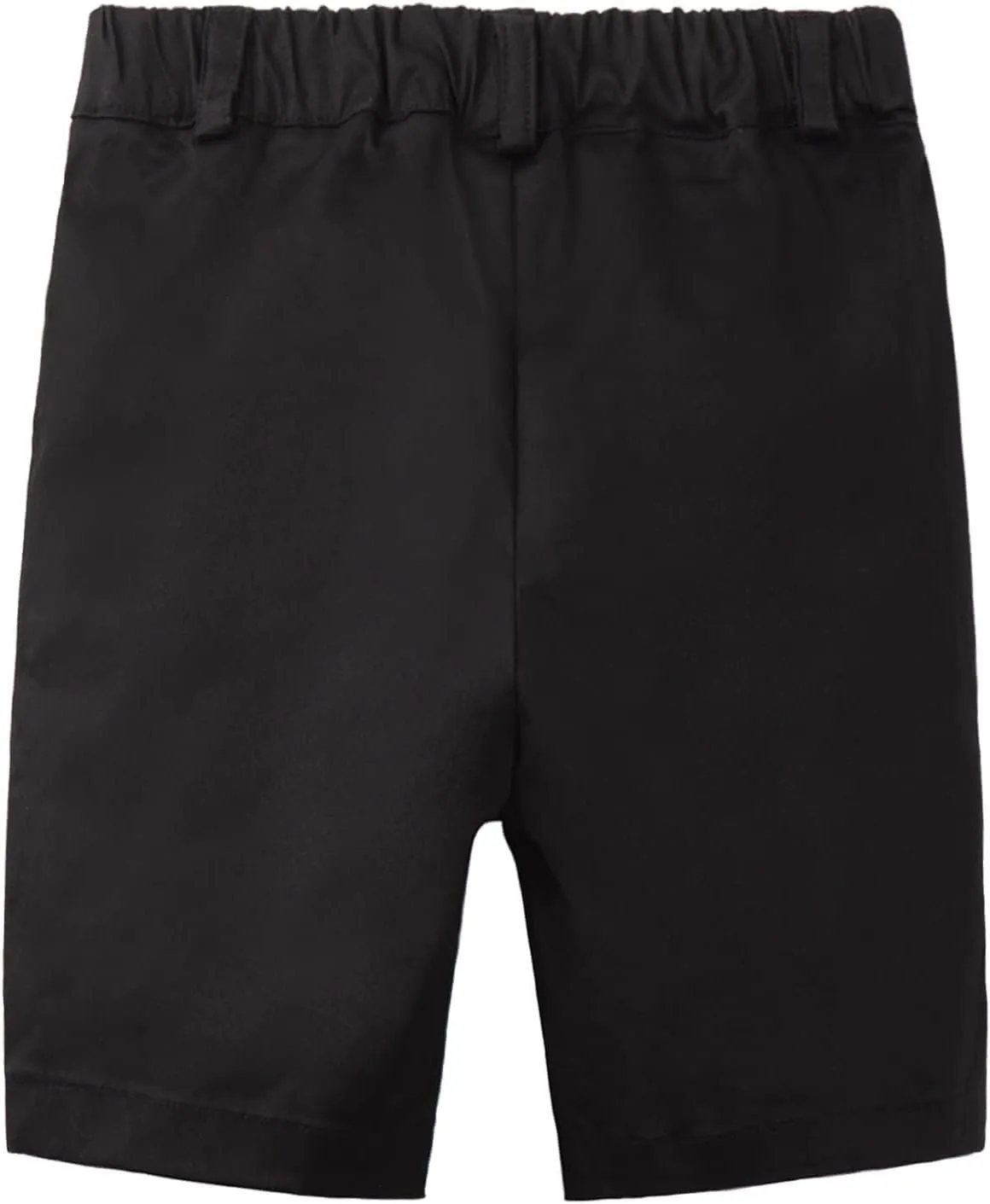 LittleSpring Boys Uniform Shorts Pull On Flat Front School Performance Shorts