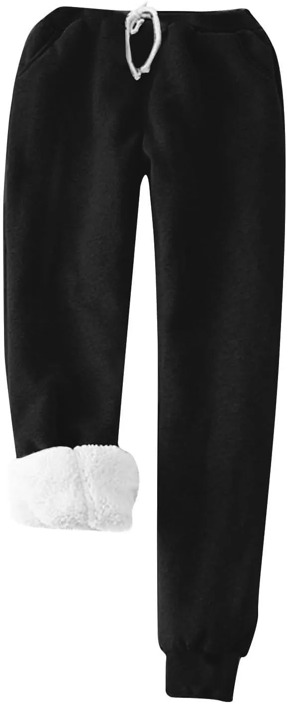 Lounge Sets for Women Yes I'm Cold Me 24:7 Sweatshirt Winter Warm Sherpa Fleece Lined Pants Soft Pjs Sleepwear