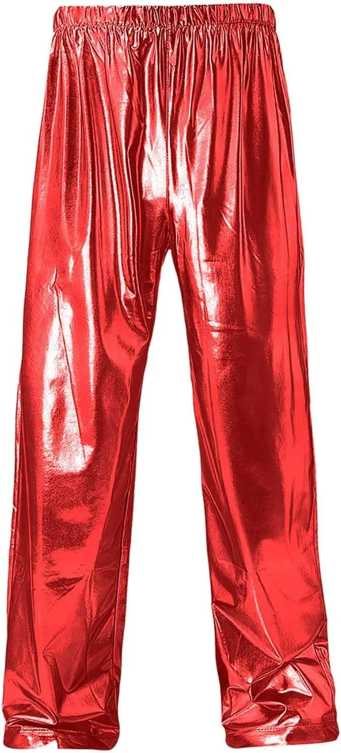Mardi Gras Pants for Men Relaxed Fit Stretch Waist Reflective Pants Lightweight Comfy Casual Atheltic Joggers Streetwear
