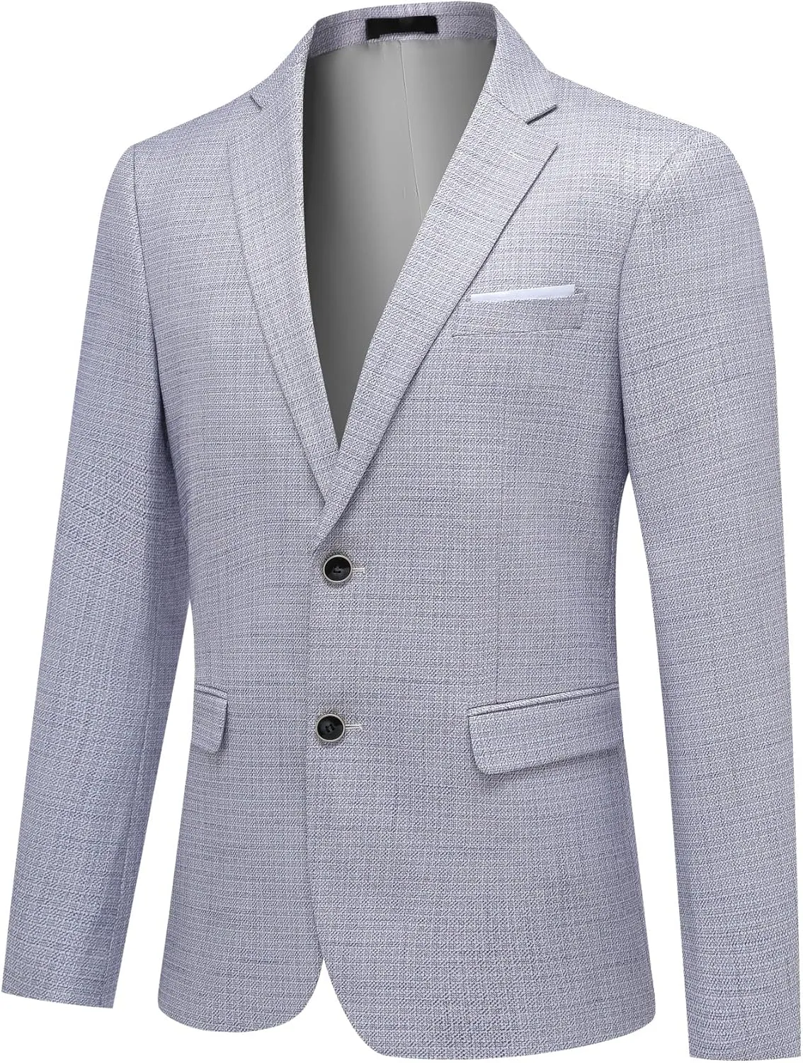 Mens 2 Piece Checked Suit Slim Fit 1 Button Plaid Casual Formal Blazer Pants Set