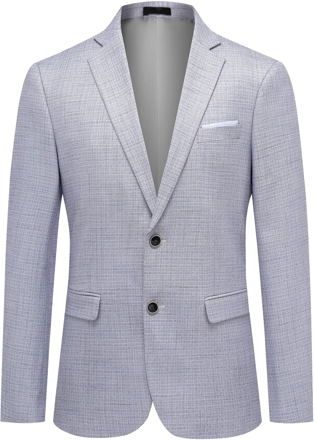 Mens 2 Piece Checked Suit Slim Fit 1 Button Plaid Casual Formal Blazer Pants Set