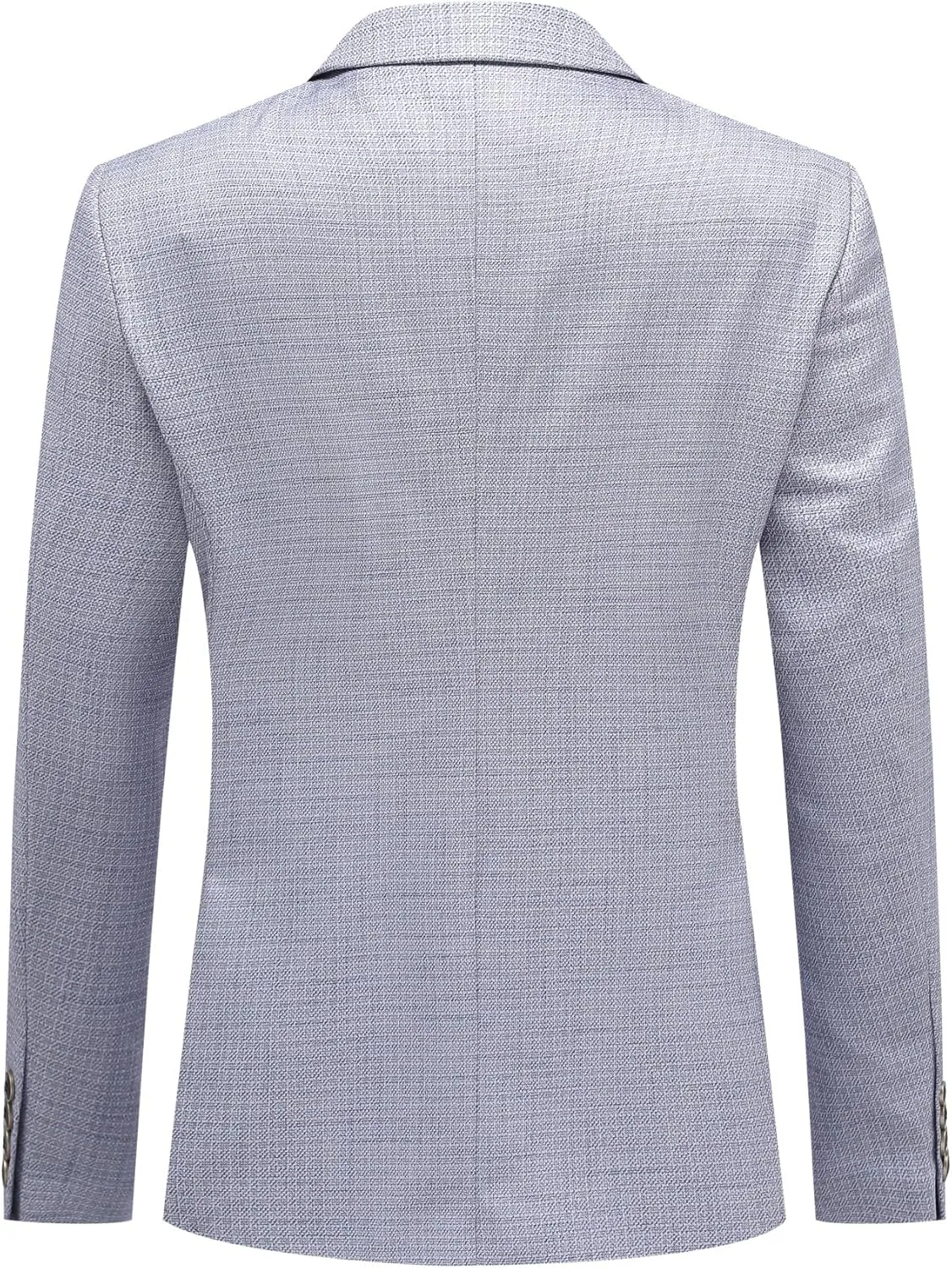 Mens 2 Piece Checked Suit Slim Fit 1 Button Plaid Casual Formal Blazer Pants Set