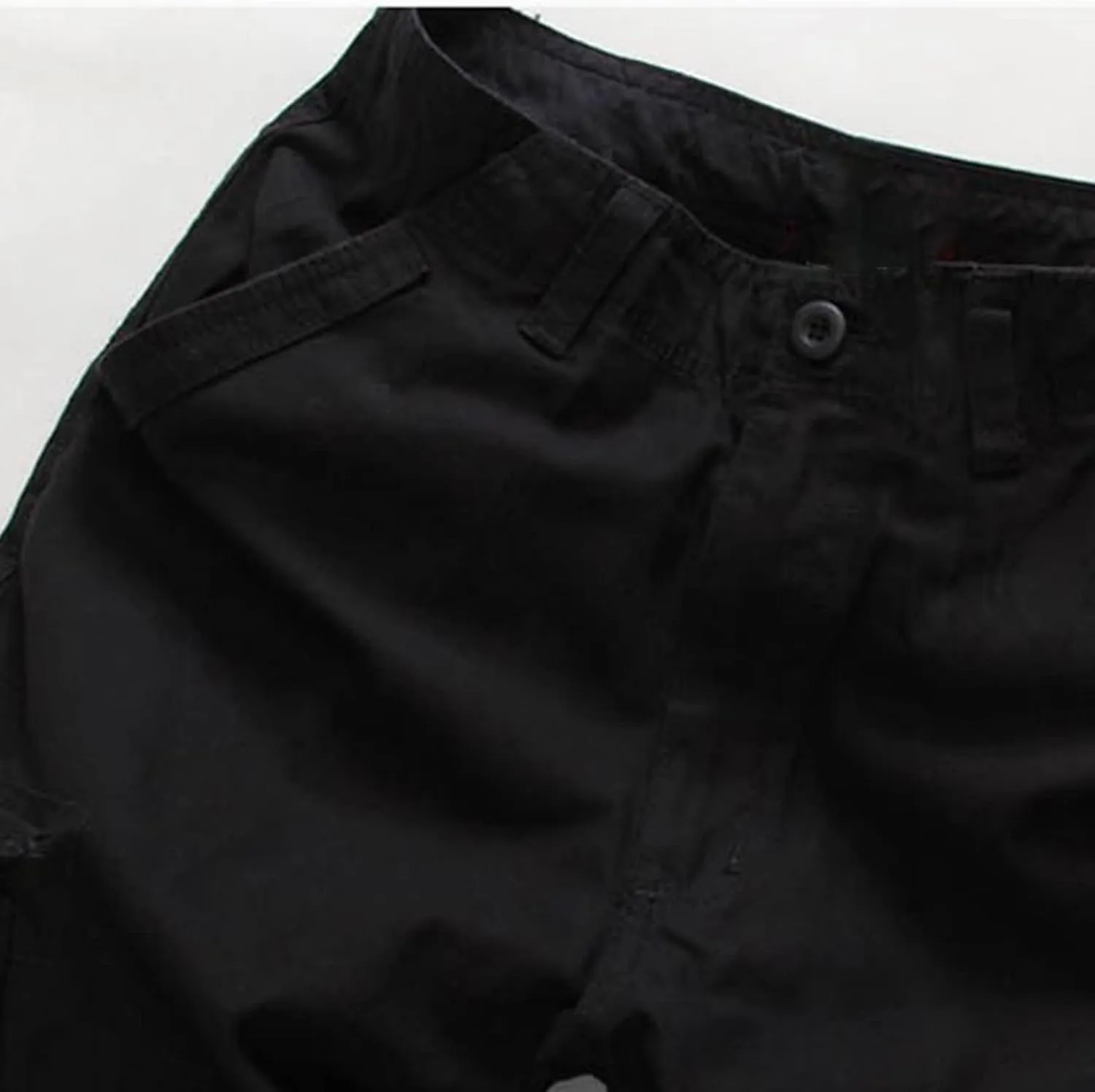 Men's Camo Hiking Pants Lightweight Tactical Pants Fashion Outdoor Stretch Waist Cargo Work Pants with Multi Pockets
