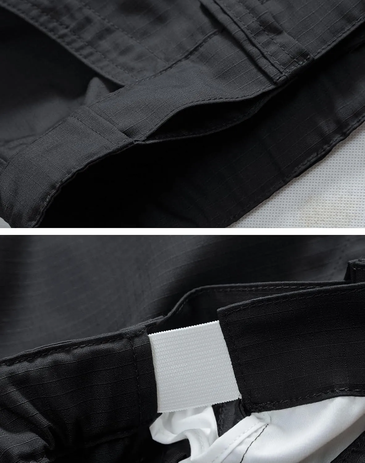 Men's Cargo Shorts Relaxed Fit Elastic Waist Casual Work Shorts 11" Inseam Outdoor Shorts with 6 Pockets