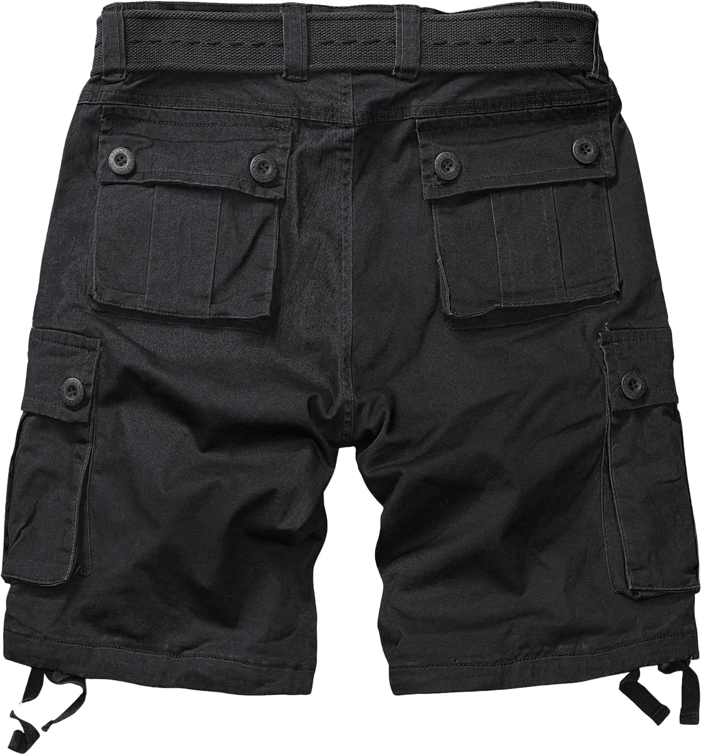 Men's Cargo Shorts Relaxed Fit Elastic Waist Casual Work Shorts 11" Inseam Outdoor Shorts with 6 Pockets