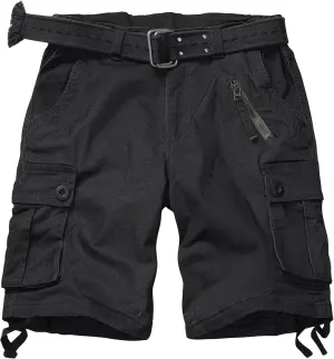Men's Cargo Shorts Relaxed Fit Elastic Waist Casual Work Shorts 11" Inseam Outdoor Shorts with 6 Pockets