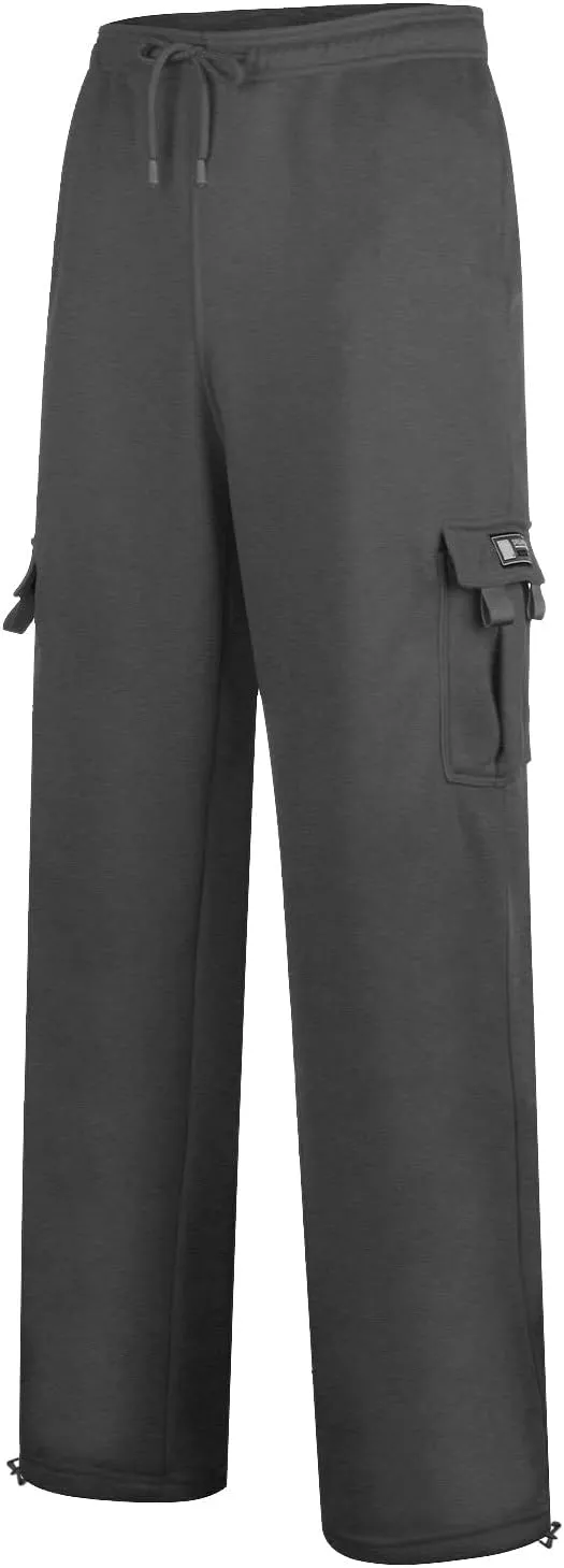 Mens Cargo Sweatpants Casual Jogging Sports Elastic with Pockets Men's Men's Pants Stretch Waist Cargo Pants