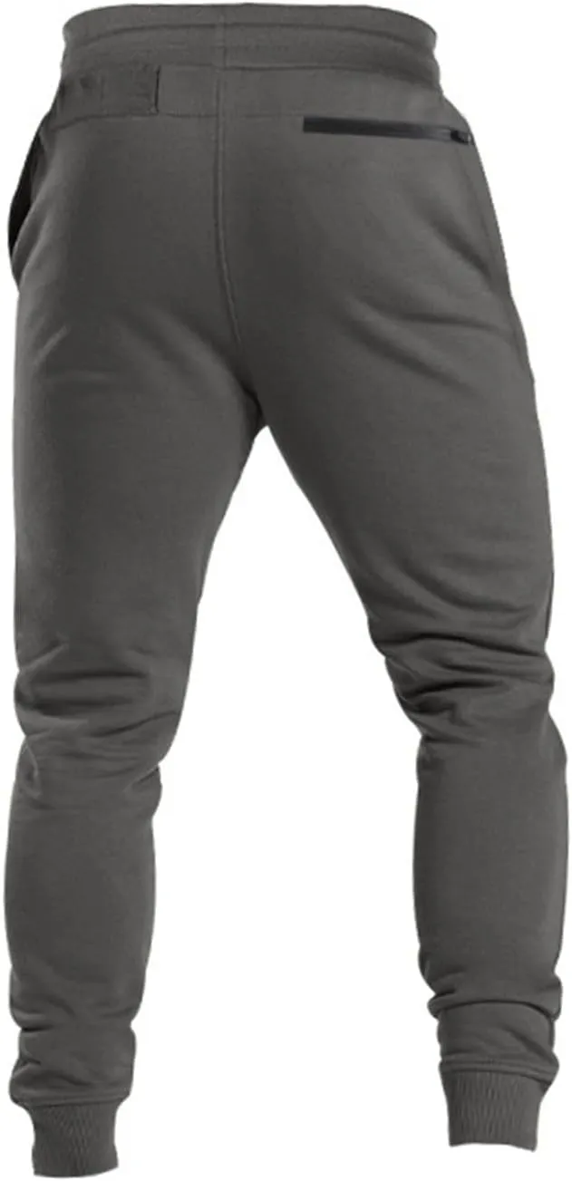 Men's Casual Cargo Pants for Hiking Running Outdoor Drawstring Joggers Sweatpants Sports Tapered Jogging with Pocket