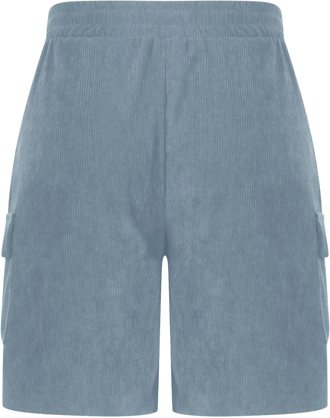Men's Corduroy Shorts Casual Active Track Shorts Workout Outdoor Fashion Drawstring Lounge Shorts with Pockets