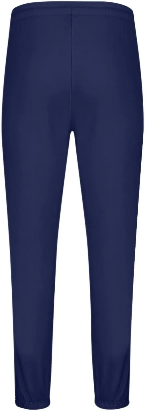 Men's Fleece Sweatpants Joggers Smiley Face Print Sweat Pants Jogger Athletic Trousers with Pockets