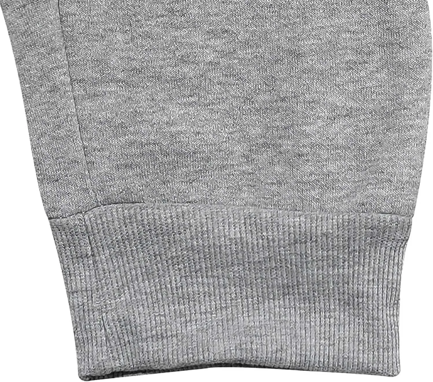 Mens Jogger Sweatpants Open Bottom Warm Fleece Lined Cargo Pants Relaxed Fit Tapered Winter Work Pants with Pockets