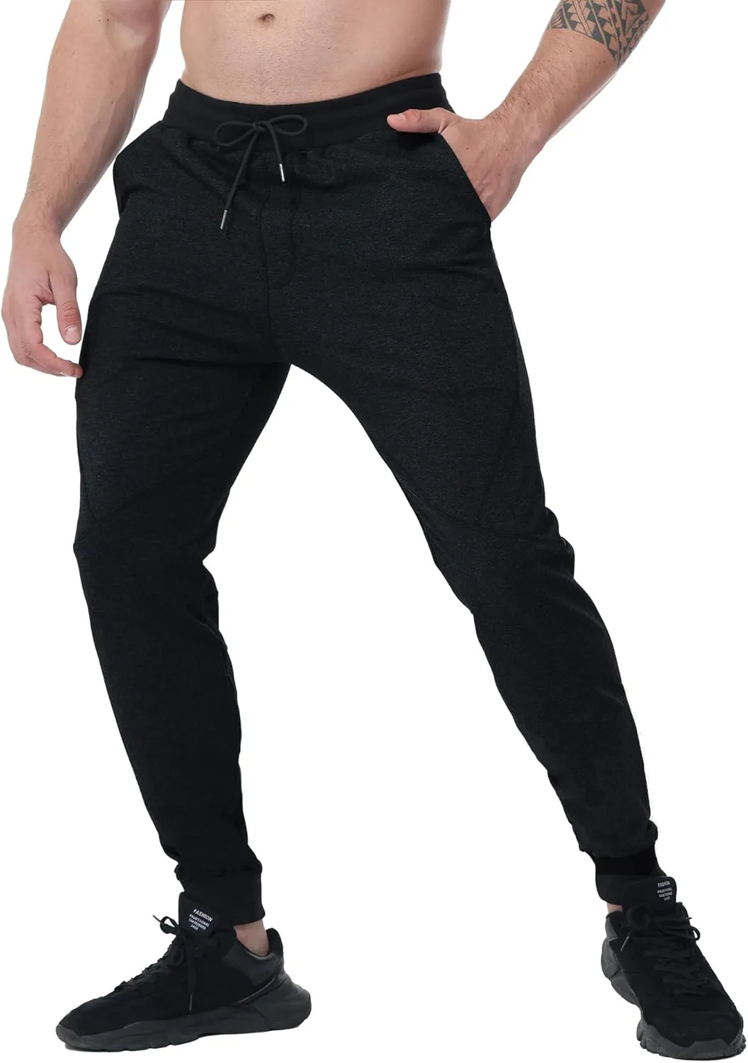Mens Joggers Tapered Sweatpant Slim Workout Pants