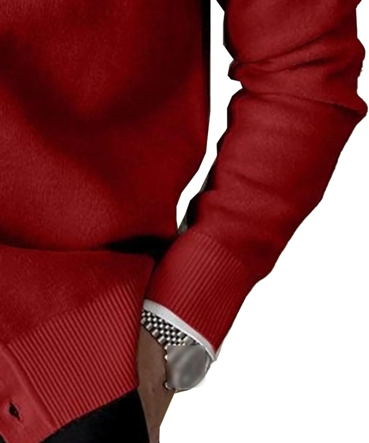 Men's Lapel Knitted Open Sweater Button Down Solid Knitwear Fall Warm Tops Long Sleeve V Neck Cardigans