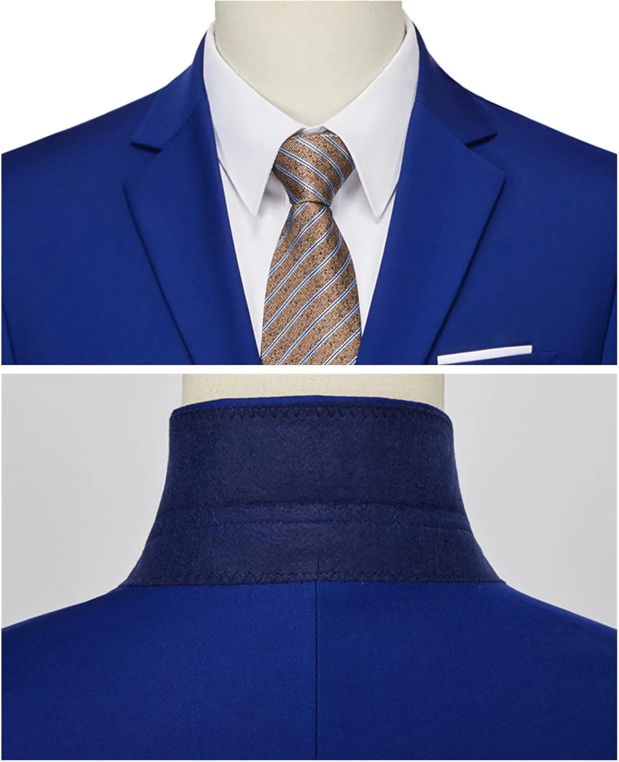 Mens Lightweight Slim Fit Suit Jacket 2 Button Solid Color Business Blazer Casual Daily Wedding Party Sport Coats