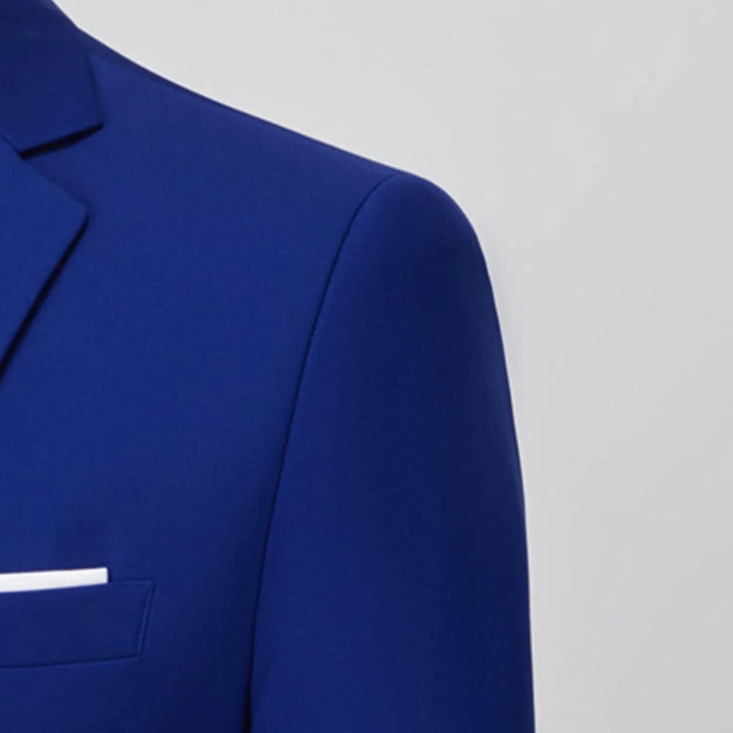 Mens Lightweight Slim Fit Suit Jacket 2 Button Solid Color Business Blazer Casual Daily Wedding Party Sport Coats