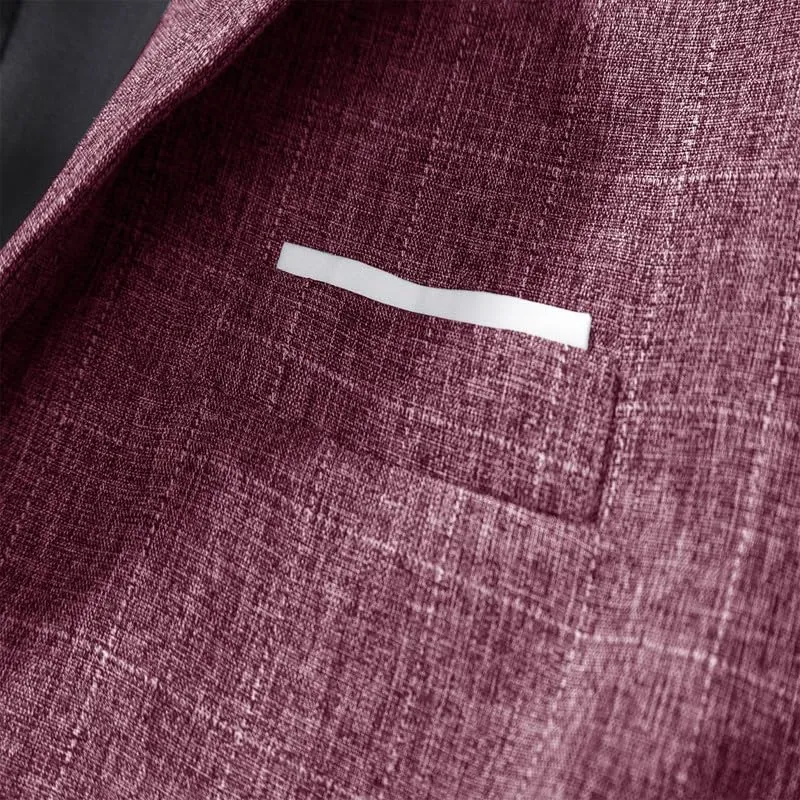 Mens Plaid Blazers Casual Sport Coat 1 Button Suit Jacket Slim Fit Notched Lapel Lightweight Jackets for Daily