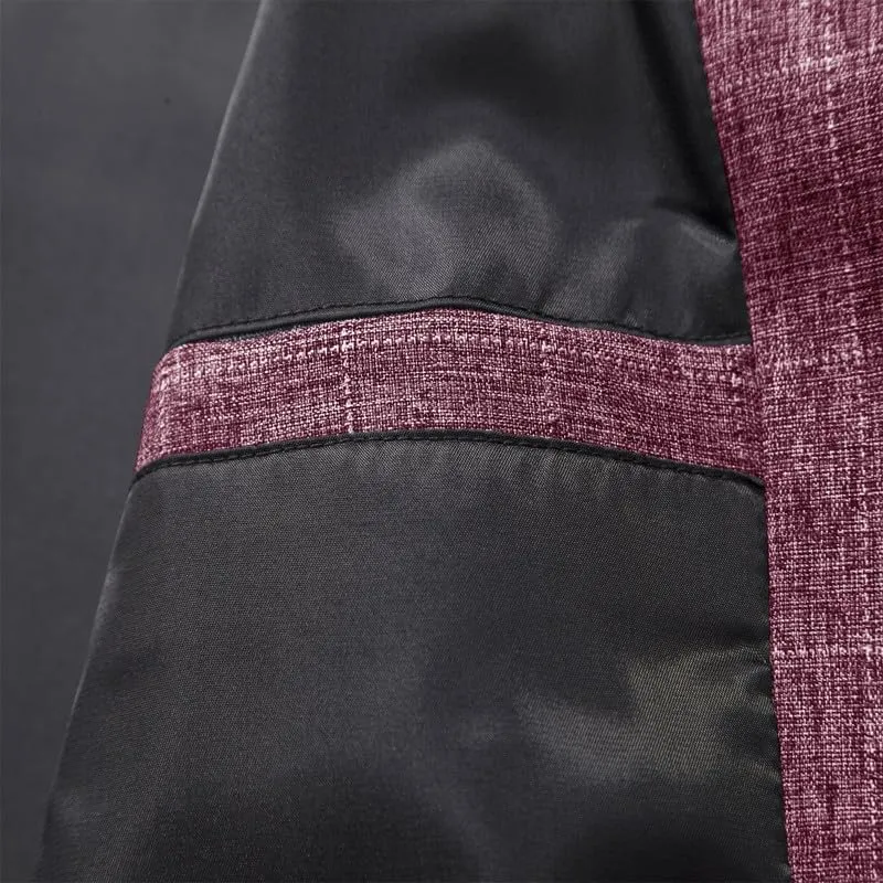 Mens Plaid Blazers Casual Sport Coat 1 Button Suit Jacket Slim Fit Notched Lapel Lightweight Jackets for Daily