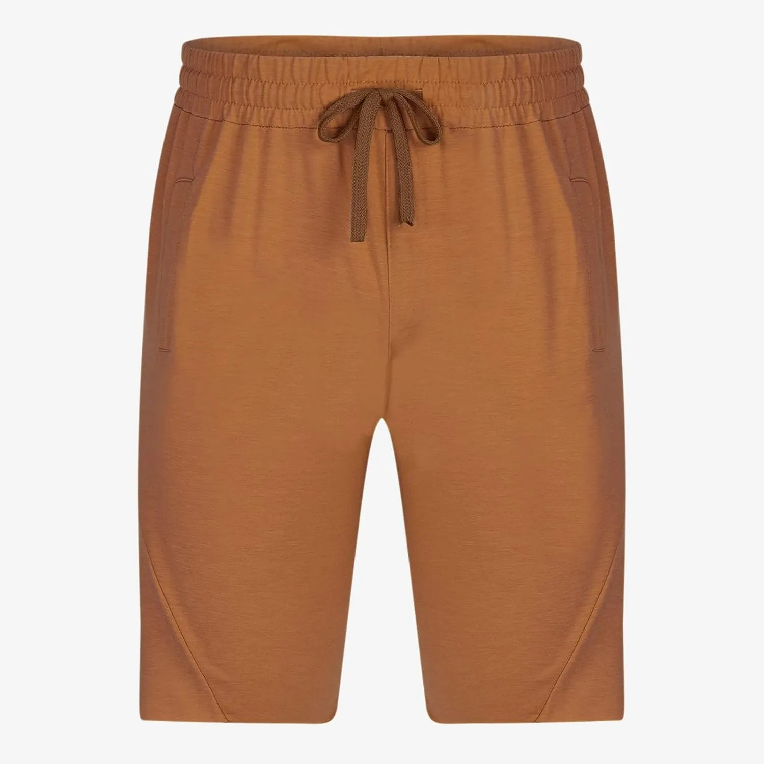 Men's Relaxed Fit Cotton Shorts Casual Lounge Sweat Shorts Elastic Waist Drawstring Summer Beach Shorts with Pockets