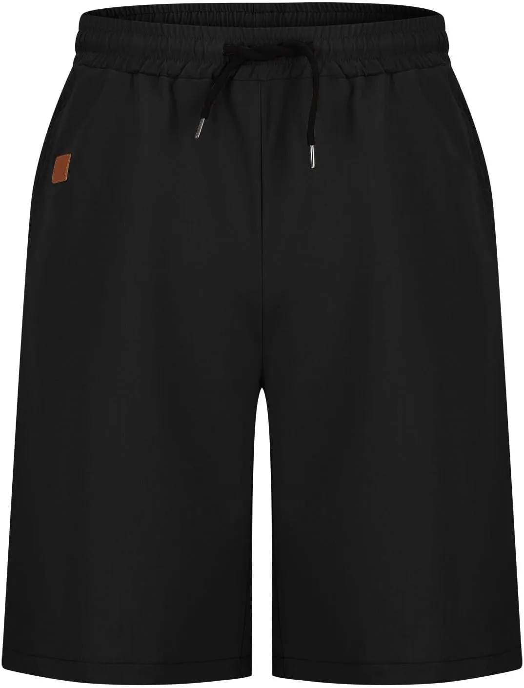Mens Shorts Casual Drawstring Lounge Shorts Elastic Waist Big and Tall Summer Shorts Plus Size Athletic Running Shorts