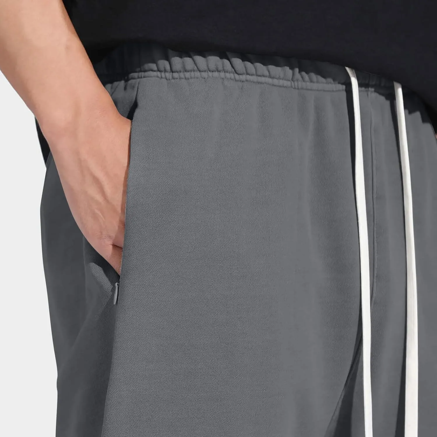 Mens Shorts Cotton Athletic Shorts Men's Casual Lounge Shorts Relaxed Fit Summer Drawstring Shorts Slacks with Pocket