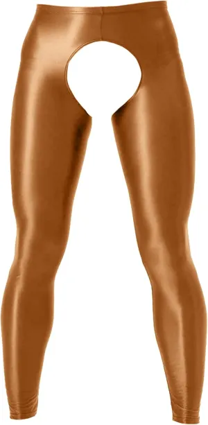 Men's Stretch Ice Silk Underwear Base Layer Legging Tights Mesh Long Johns Pants