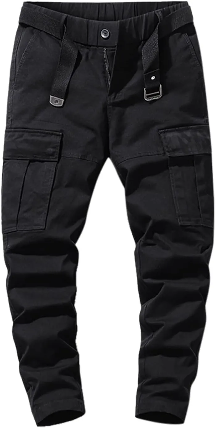 Mens Tactical Pants Stretch Flex Outdoor Hiking Pants Multi Pockets Comfort Utility Cargo Work Pants Regular Fit