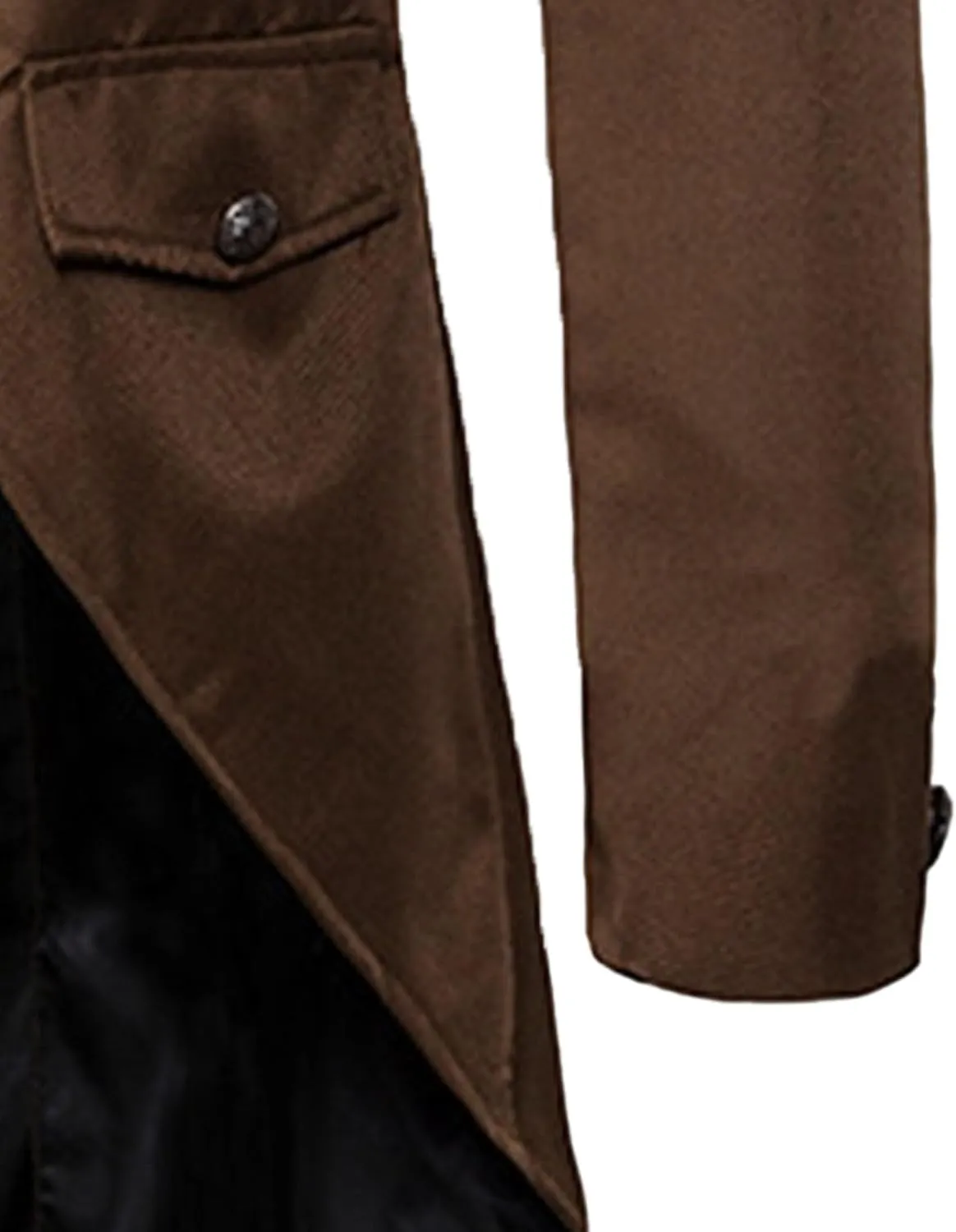 Mens Tails Slim Fit Tailcoat Dress Coat Gothic Tailcoat Tuxedo Jacket Dinner Party Wedding Blazer Suit Jacket
