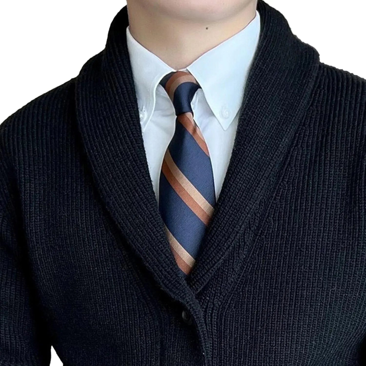 Men's Vintage Pocket Cable Knit Cardigan Thicken Warm Casual Open Sweaters V Neck Button Down Cardigans