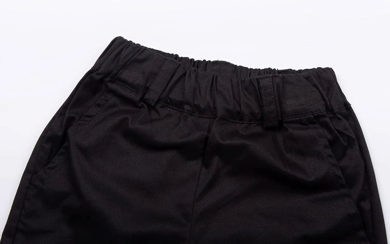 Mud Kingdom Fashion Boy Chino Shorts Elastic Waist Flat Front Summer School Uniform