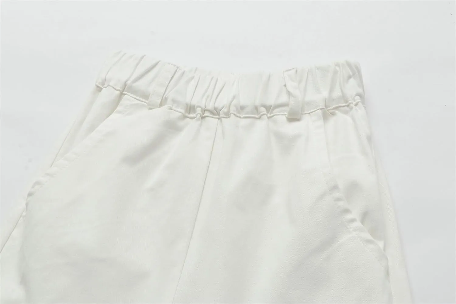 Mud Kingdom Fashion Boy Chino Shorts Elastic Waist Flat Front Summer School Uniform