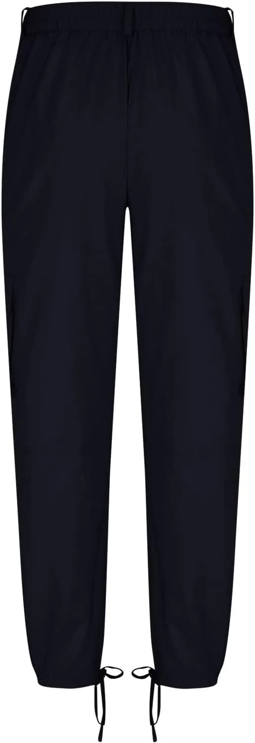 Muscularfit Men's Cargo Pants Cotton Stretch Waist Multi Pockets Straight Sweatpants Outdoor Fashion Solid Tooling Trousers