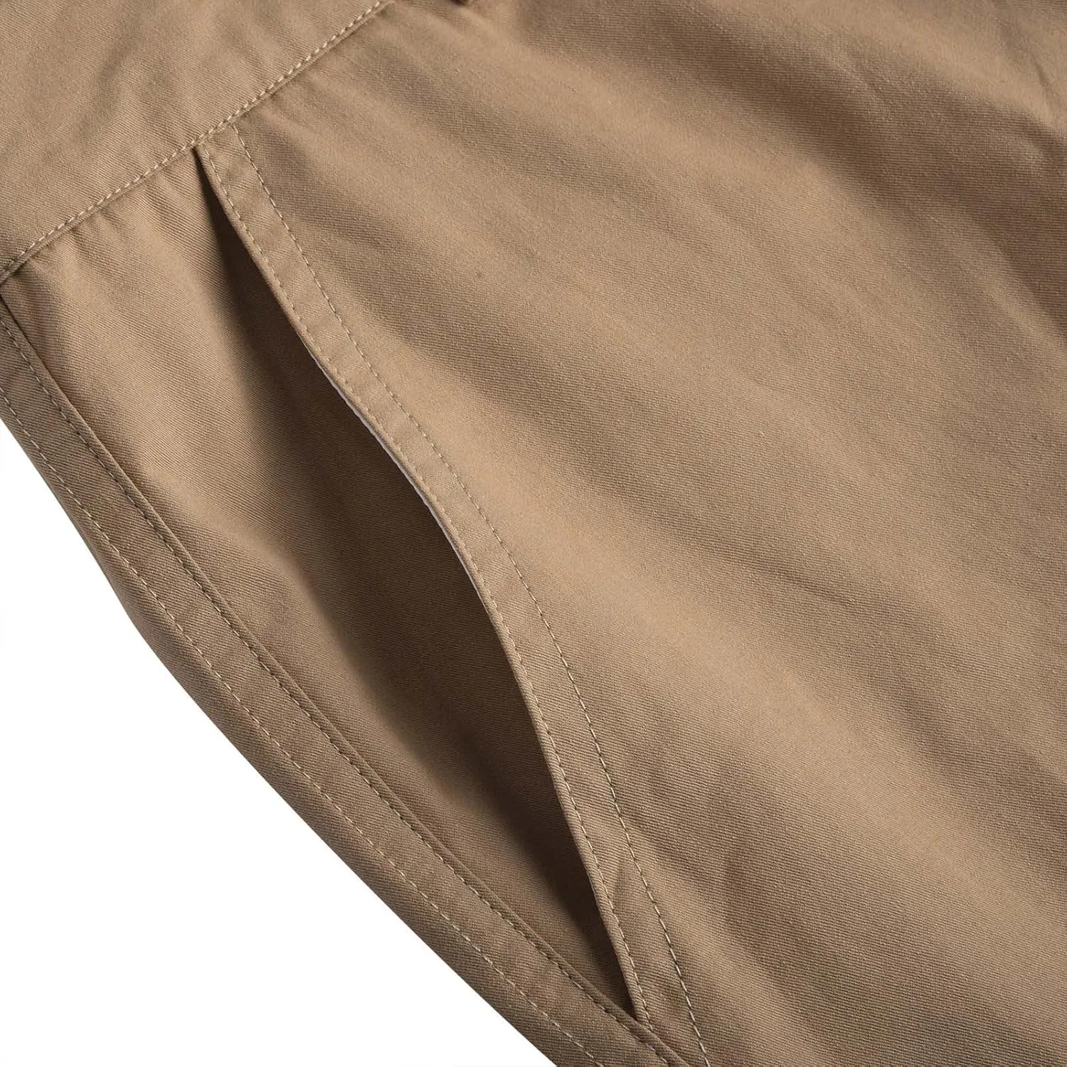 Muscularfit Men's Cargo Pants Cotton Stretch Waist Multi Pockets Straight Sweatpants Outdoor Fashion Solid Tooling Trousers