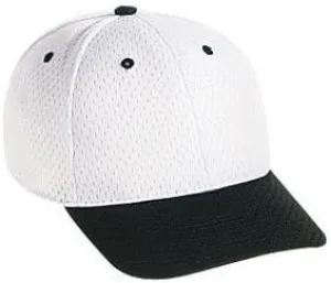 OTTO Polyester Pro Mesh Gray Undervisor 6 Panel Low Profile Baseball Cap