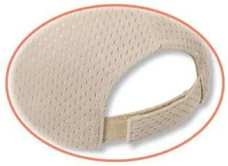 OTTO Polyester Pro Mesh Gray Undervisor 6 Panel Low Profile Baseball Cap