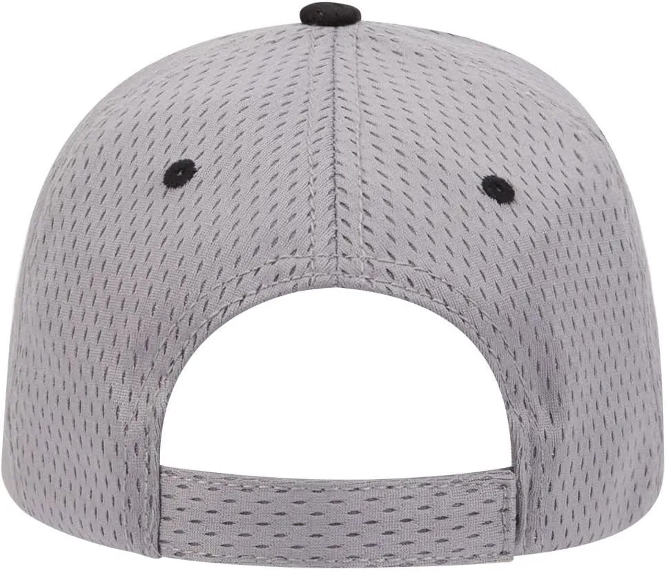 OTTO Polyester Pro Mesh Sandwich Visor 6 Panel Low Profile Baseball Cap