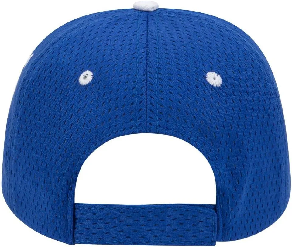 OTTO Polyester Pro Mesh Sandwich Visor 6 Panel Low Profile Baseball Cap