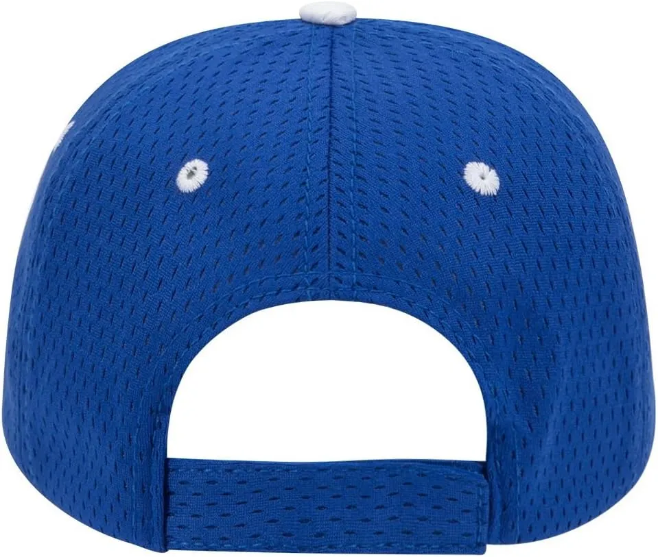 OTTO Polyester Pro Mesh Sandwich Visor 6 Panel Low Profile Baseball Cap