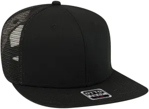 OTTO SNAP Hawaiian Pattern Square Flat Visor 6 Panel Pro Style Snapback Hat