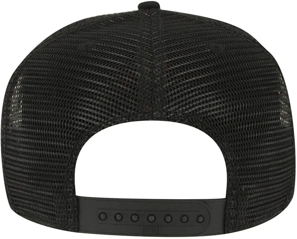 OTTO SNAP Hawaiian Pattern Square Flat Visor 6 Panel Pro Style Snapback Hat