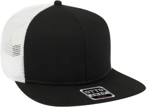 OTTO SNAP Hawaiian Pattern Square Flat Visor 6 Panel Pro Style Snapback Hat