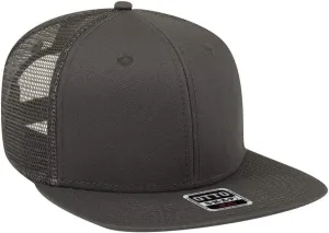 OTTO SNAP Hawaiian Pattern Square Flat Visor 6 Panel Pro Style Snapback Hat