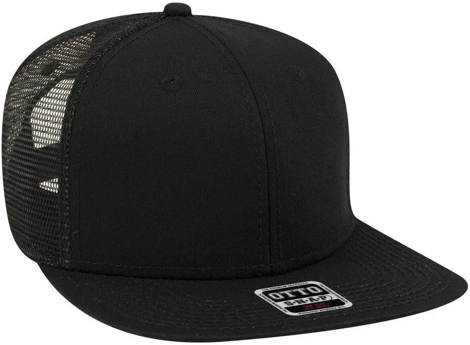 OTTO SNAP Hawaiian Pattern Square Flat Visor 6 Panel Pro Style Snapback Hat