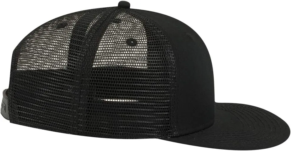 OTTO SNAP Hawaiian Pattern Square Flat Visor 6 Panel Pro Style Snapback Hat