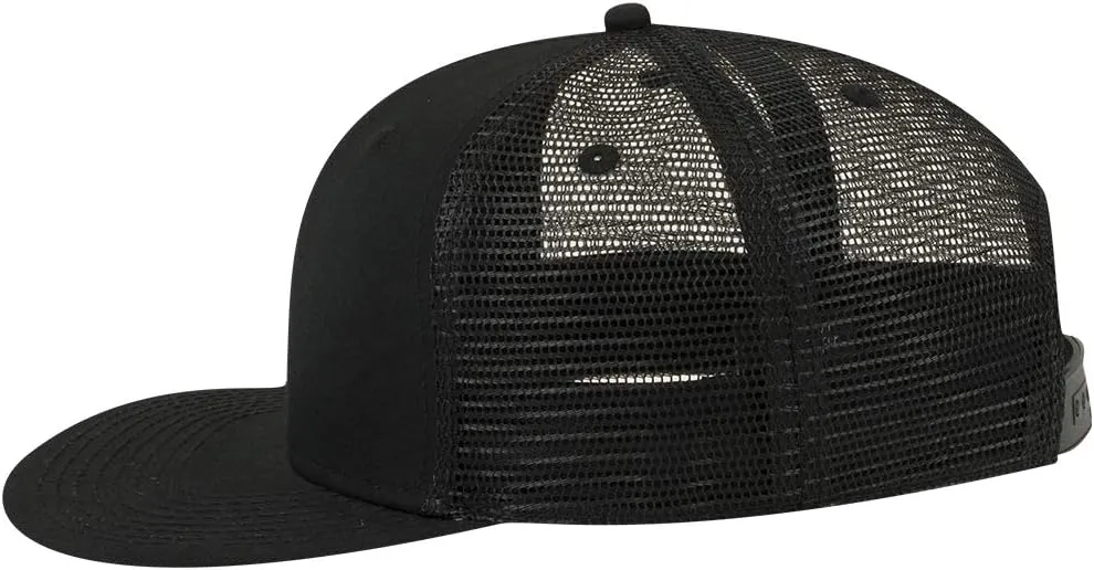 OTTO SNAP Hawaiian Pattern Square Flat Visor 6 Panel Pro Style Snapback Hat