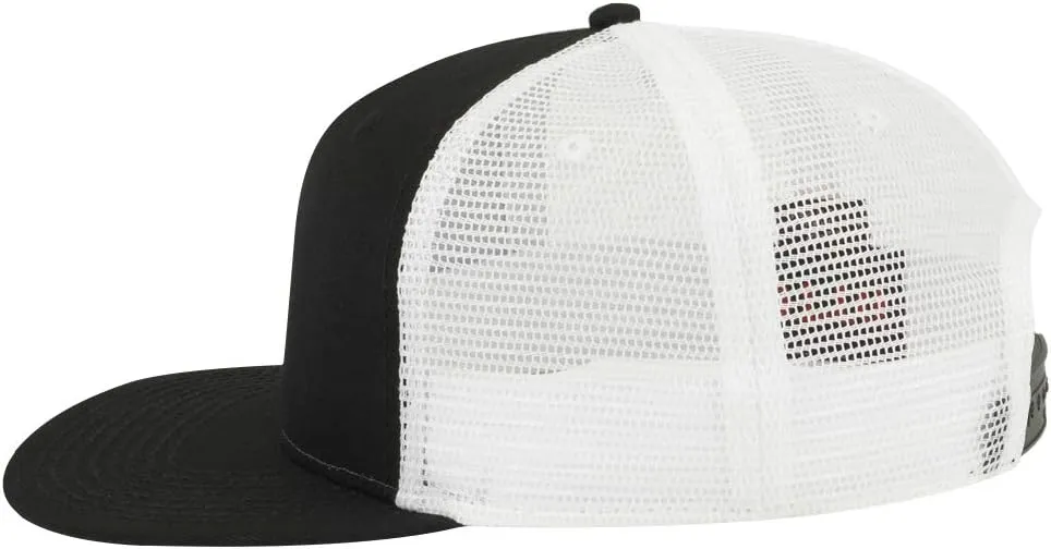 OTTO SNAP Hawaiian Pattern Square Flat Visor 6 Panel Pro Style Snapback Hat