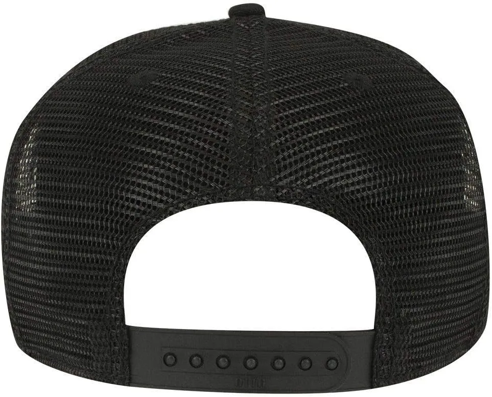 OTTO SNAP Hawaiian Pattern Square Flat Visor 6 Panel Pro Style Snapback Hat